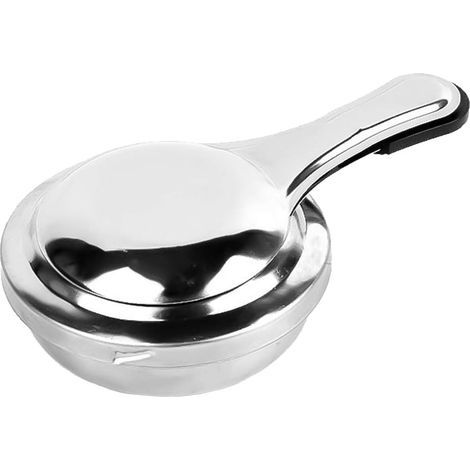 Brûleur d'alcool, Réchaud à Alcool Portable, Réchaud à Alcool en Acier Inoxydable, Mini Réchaud à Alcool pour l'extérieur, Le Camping, Le Barbecue, Le Chauffage des Aliments (Argent)- (1/5)
