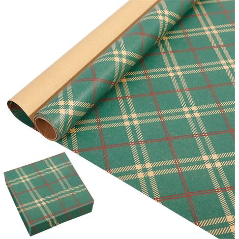 Papier D Emballage - Motif Bonhomme De Neige Et Flocon De Neige - 43 X 298 Cm - Pour Fêtes De Fin D Année Et Noël - 1 Rouleau (1/5)