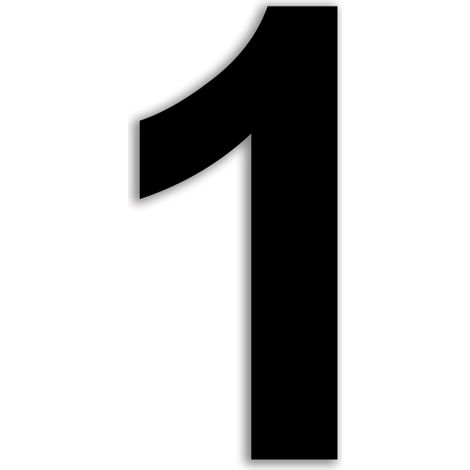 numéro de maison 304 Matte noir résistant aux intempéries utilisation extérieure convient pour porte boîte aux lettres auto-adhésif hauteur 75mm (1/5)