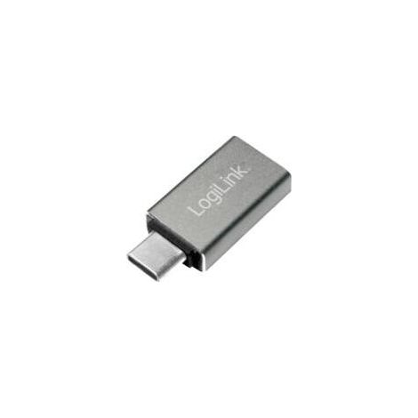 Adaptador OTG Logilink AU0042 USB 3.2 Gen1 Tipo-C (M) a USB-A (F), plateado (1/4)