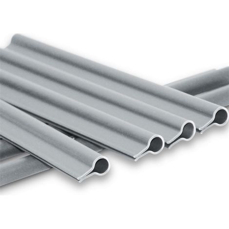 Klemmschiene Premium 15er Set hellgrau, 19 x 1,5 cm (1/4)