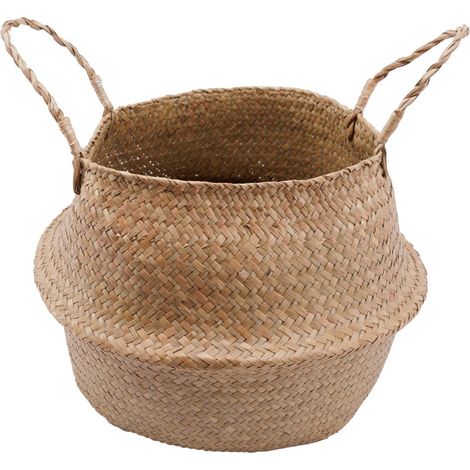 TrendLine Deko Korb Ø 38 x 32 cm natur Blumentöpfe & Vasen