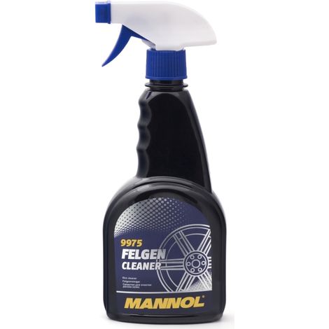 LIMPIADOR DE RUEDAS MANNOL FELGEN 500ML - LIMPIADOR DE RUEDAS ATOMIZADOR (SEGURO PARA CAUCHO Y PLÁSTICO) (9975) (12) (1/2)
