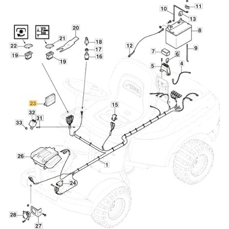 bluetooth Karte Rasentraktor Modelle PARK345PWX ORIGINAL STIGA 387722401/0