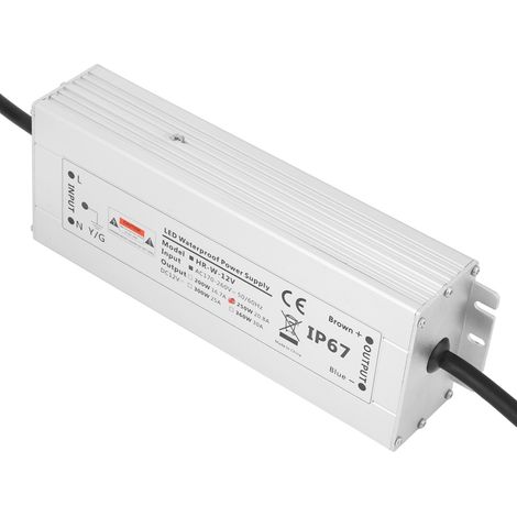 250W IP67 wasserdichtes LED-Netzteil, 12V 20,8A Treibertransformator, wasserdichtes Gehäuse für LED-Streifen, für den Außen- und Innenbereich. (1/5)