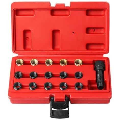 Automotive Repair Tools, Engine Repair Tools, Spark Plug Repair, Threading Repair Tools, Plug Thread Kit, Heavy duty Spark Plug Threading And Tapping Tools For Automotive Repairs (1/5)
