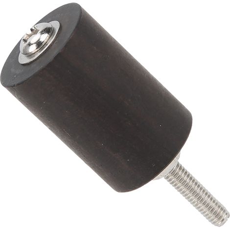 Tête de polissage électrique en bois de santal haute dureté, outil de polissage des bords pour le travail du cuir (brosseuse n° 5) (1/5)