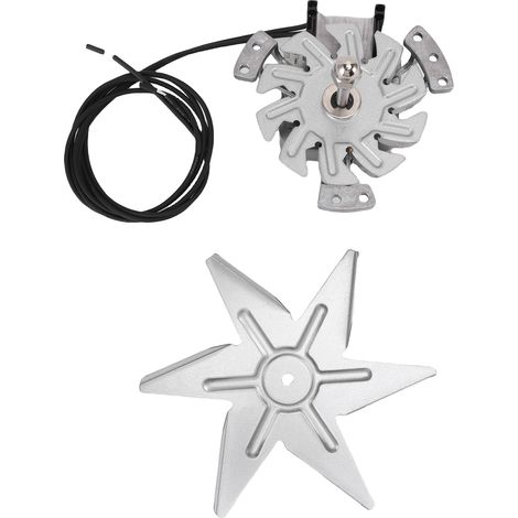 Moteur de four et pales de ventilateur, grille de séchage haute performance en aluminium résistant à la chaleur avec 6 pales. (1/5)