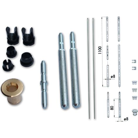 Cisa 06451-10 Coppia Aste Per Serr