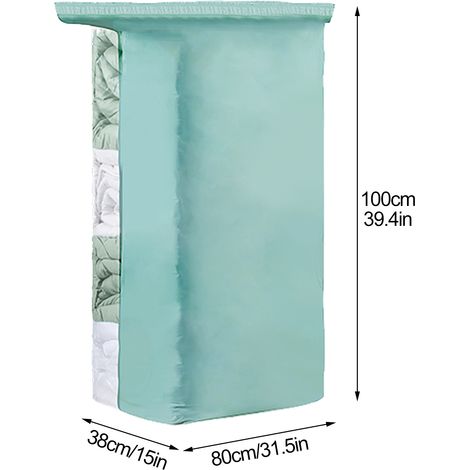 Vakuumkompressionsbeutel, vakuumfreie Aufbewahrungsbeutel für Kleidung und Bettwäsche, große Größe, 3D-Kompressionsbeutel für den Heimgebrauch. Material: PA + PE (1/5)