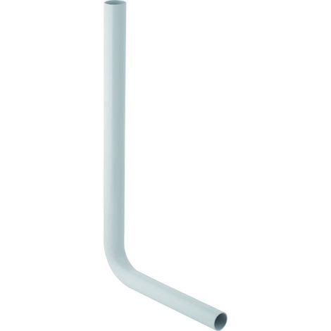 Tubo di scarico bianco a media posizione per cassetta a zaino Ø50x40 - L.65x35 — Geberit