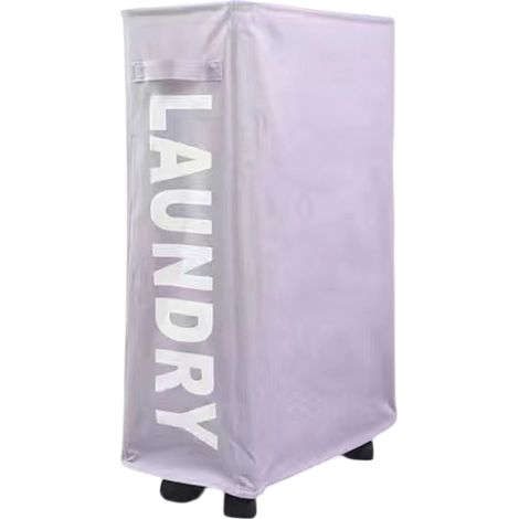 Panier à linge à roulettes style japonais, panier à linge en tissu Oxford, panier de rangement pour vêtements, panier de rangement pour tapis de yoga (1/5)