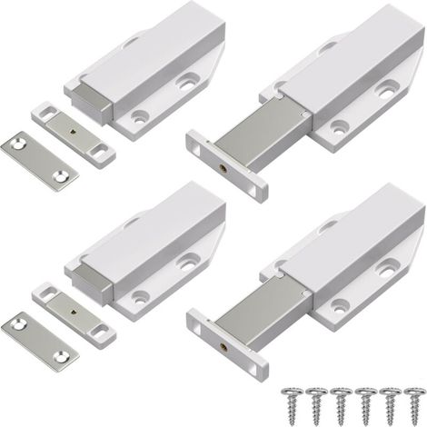 [NON UTILIZZATO] pezzi Push Open Push Door Cabinet Chiusura magnetica per sistema di cassetti per armadietti Serratura magnetica Push Door Damper per porta dell'armadio