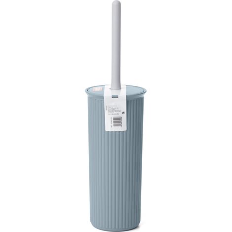 TATAY Spazzolone Bagno WC Design Compatto e Funzionale Scopino Bagno WC senza BPA Prodotto in Spagna 9,5 x 9,5 x 39,5 cm - Collezione Baobab - Azzurro Mist (1/3)