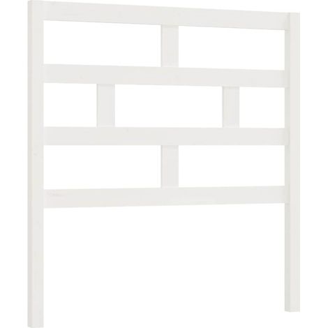 Maison Exclusive - Cabecero de cama madera maciza de pino blanco (1/5)