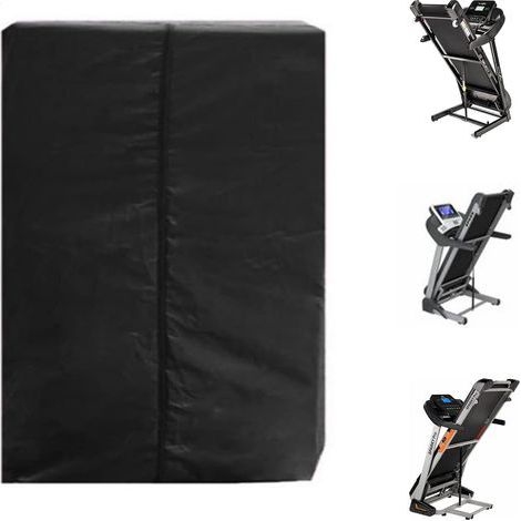 Housse de Tapis de Course Pliable, Housse Anti poussière Pliable pour Tapis de Course Coupe-Vent, imperméable à la Pluie, bâche (1/4)
