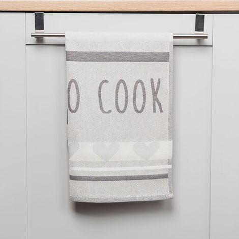 Strofinaccio da cucina COOK, 50x70 cm, grigio 002 S00007/SCI/002/050070/1
