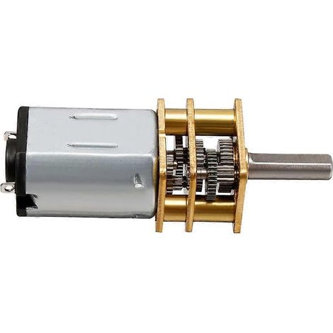 N20 Mini-Gleichstrom-Getriebemotor, 3 V, 100 U/min, hohes Drehmoment, niedrige Spannung, kompakte Bauweise für Robotik (1/3)