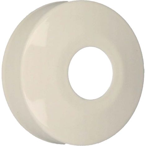 tecuro DESIGN-Hahnrosette (3/4 ) Ø 27 mm x Ø 67 mm x 15 mm - weiß (1/5)