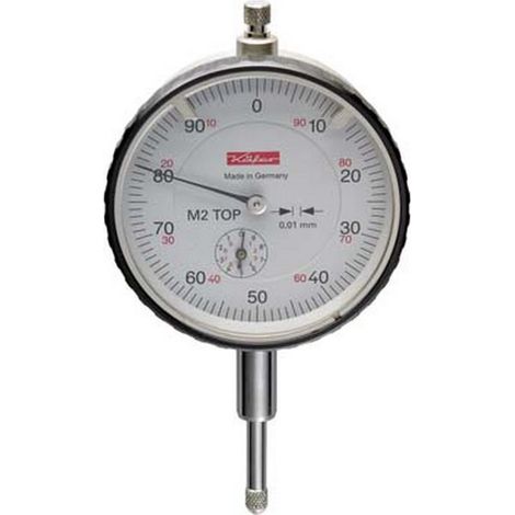 Precisione Comparatore Käfer, Diametro Esterno: 58 Mm, Lettura 0,01 Millimetri Campo Di Misura 10 Mm, Un Giro Dell'Ago: 1,0 Millimetri
