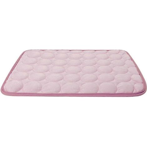 Tapis de sol portable rafraîchissant pour chien/chat, bleu, taille XS. Convient pour la cage.-pink S