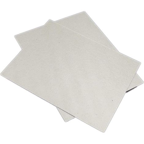 2 pièces DIY peuvent couper la pièce de mica pour four à micro-ondes, convient à 99% des fours à micro-ondes et des fours, type d’épaississement pour remplacer les accessoires de guide d’ondes, 12 cm