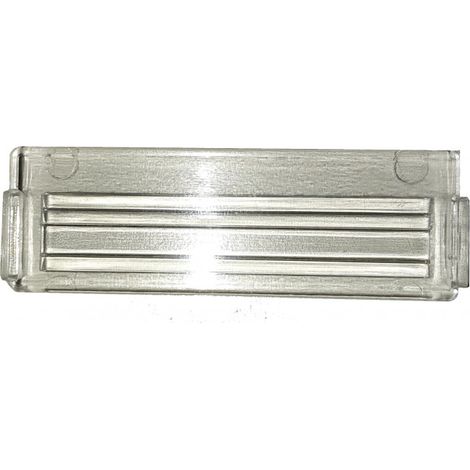 Languette transparente pour éclairage de plaque (1/2)
