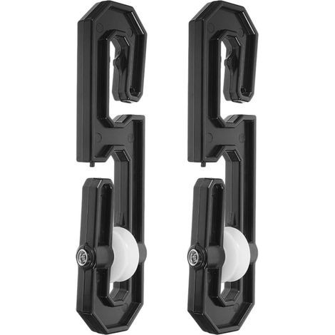 Poulies d'écartement en Plastique 2pcs Forme S pour Cordes à Linge résistantes adaptées aux vêtements extérieurs (1/5)