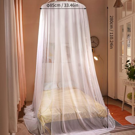Moustiquaire suspendue style princesse, style cabane de lit, protection contre les insectes, décoration de chambre, type 3 (1/5)
