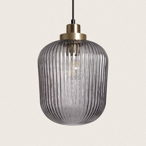 Pendelleuchte Metall und Glas Windsor Gold