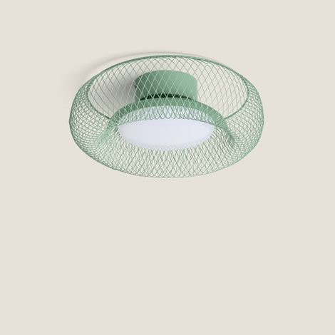 Plafoniera LED 18W Metallo CCT Selezionabile Zeiryn S Verde (1/5)