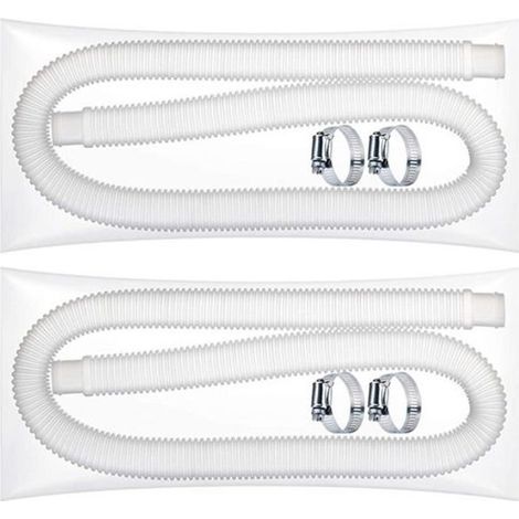 (Transparent) INTEX Unterflur-Poolschlauch-Set – Transparent – Pumpenersatz – 149,86 cm x 3,18 cm (1/4)