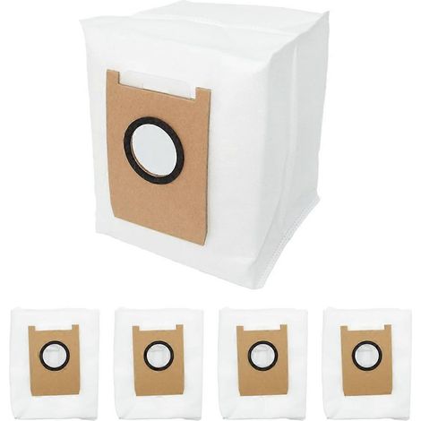 Lot de 5 sacs à poussière de rechange pour aspirateur robot Eufy 3-en-1 E20, kit d'accessoires de rechange pour aspirateur. (1/5)