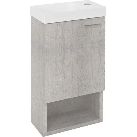 LATUS XI Meuble sous-vasque 30x53x16,5cm, Chêne Polaire (1/5)