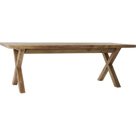 Mesa Comedor Madera Reciclada 220X100X76 Natural (1/5)