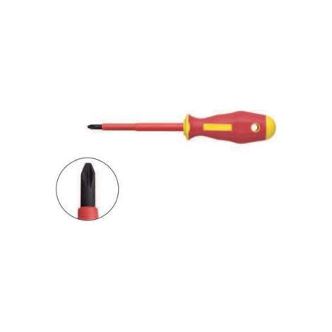 Klauke - Tournevis cruciforme pozidriv PZ2 isolu00e9 1000V - Ru00e9f : KL120PZ2IS