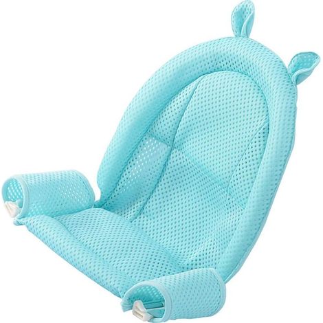Babybadewannensitz – Atmungsaktives 3D-Netzgewebe – Rutschfest – Höhen- und breitenverstellbar – Für Standardbadewannen – 1 Stück (1/5)