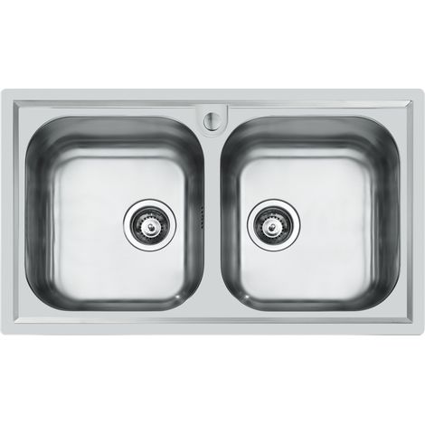 Foster FM Marine 1974 960 Lavabo sobre-encimera Rectangular Acero inoxidable (1/3)