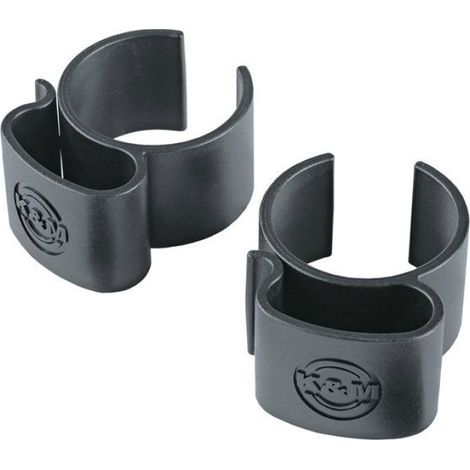 Passe-Câbles - Pour Tube 35 À 42 Mm - En Plastique Résistant - Pour Supports D'enceintes Et D'éclairage - Lot De 2