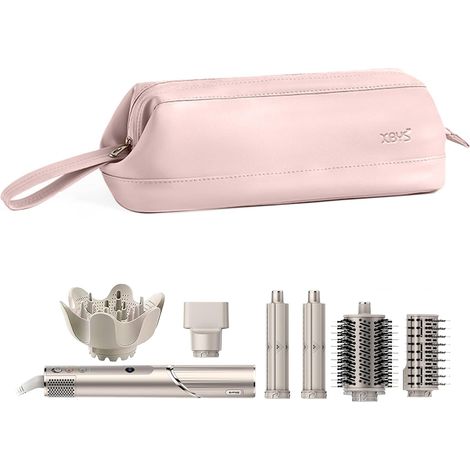 Borsa da viaggio Linpr per Dyson Airwrap/Shark Flexstyle Complete Styler e accessori, custodia da viaggio portatile, custodia impermeabile per asciugacapelli (rosa, strato singolo)