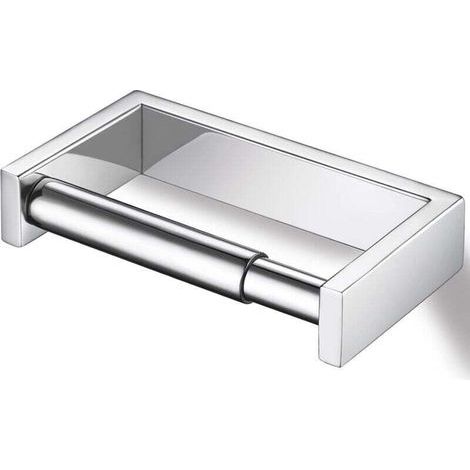 Toilettenpapierhalter, federbelastet, Edelstahl, polierte Oberfläche (1/4)