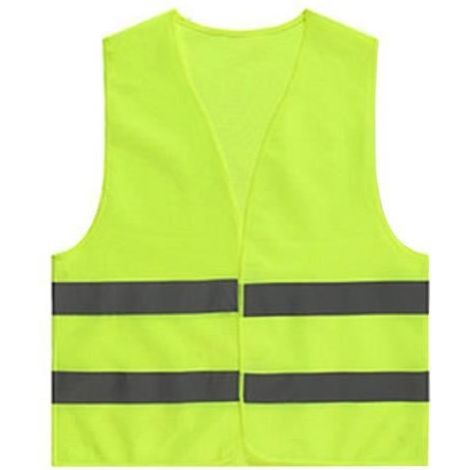 Gilet de Sécurité Réfléchissant Jaune pour Adulte Hommes et Femmes