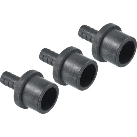 3 Raccord réducteur, UPVC, 25mm OD 11mm barbelé, gris, droit, pour plomberie cuisine salle de bain (1/5)