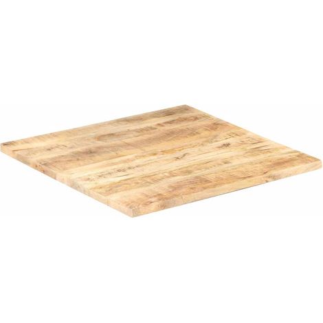 Maison Exclusive - Tischplatte Massivholz Mango 25-27 mm 80x80 cm (1/5)