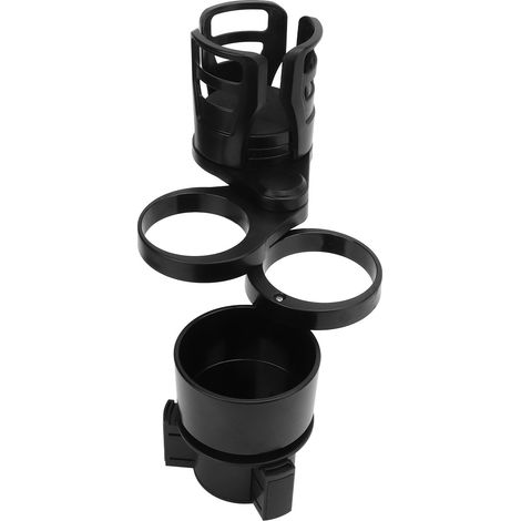 Support universel 2-en-1 pour porte-gobelet voiture, réhausseur extensible, organiseur ajustable avec base réglable (1/5)