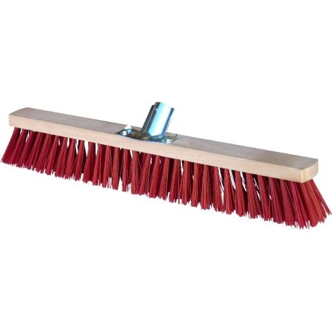 Scopa con cingoli in PVC rosso (manico Ø 28 mm) senza manico OUTIFRANCE