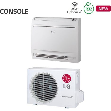 aire acondicionado consola inverter lg 18000 btu uq18f r-32 wi-fi opcional - nuevo