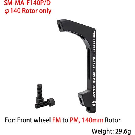 Étrier de frein à disque monobloc pour VTT/vélo de route, compatible avec les disques de frein de 140/160 mm, avec boulons, montage pivotant à plat, pièces de vélo. (1/5)