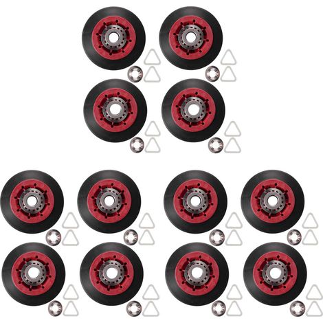 12PCS 8536974 Rouleau de Tambour de Dessiccateur pour , - Remplace 8536974, 8536973, W10314171 (1/4)