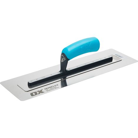 OX Pro Semi Flex Stainless Steel Trowel 16in / 405 x 125 mm